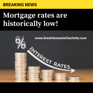 Mortgage rates hit historic lows