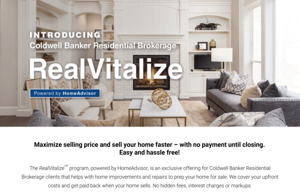 RealVitalize Home Improvement Program By Coldwell Banker