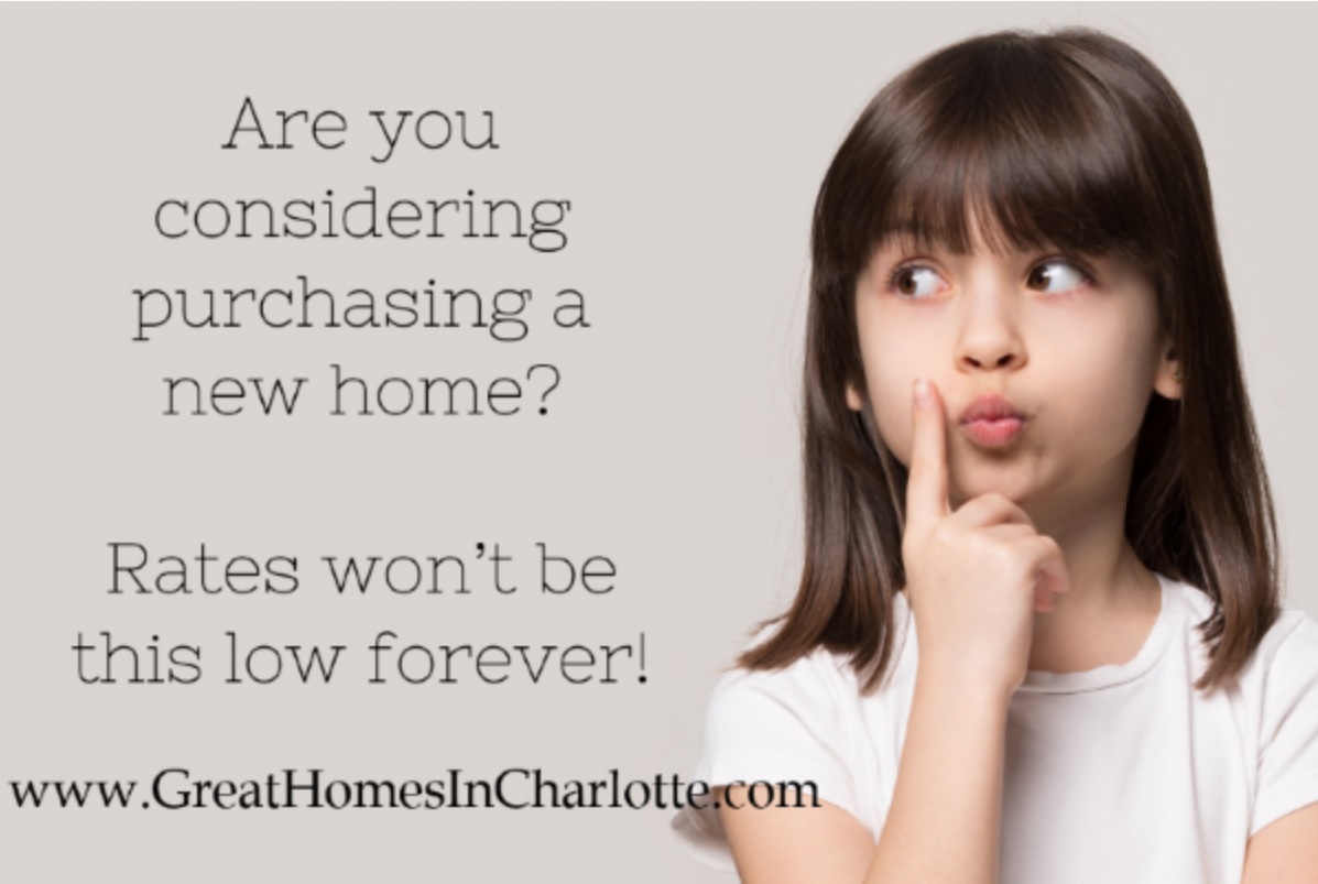 Take advantage of low interest rates and buy a home