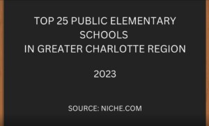 Top 25 Public Elementary Schools Charlotte Region: 2023