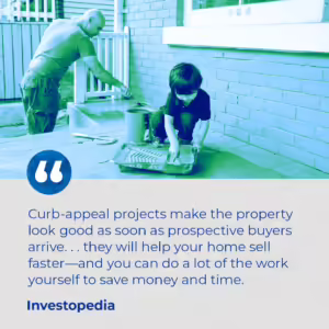 Curb appeal is critical to getting your home sold