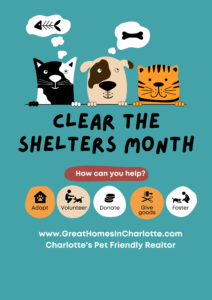 Charlotte Clear The Shelters Month 2023