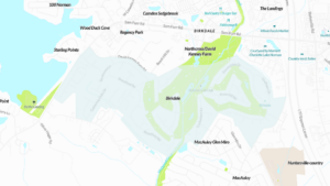 Map of Birkdale neighborhood in Huntersville, NC