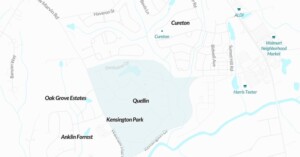 Map of Quellin neighborhood in Waxhaw, NC