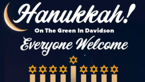Hanukkah on the Green in Davidson, NC