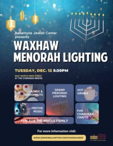 2023 Menorah Lighting in Waxhaw, NC