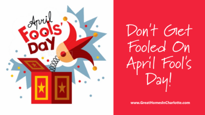 No fooling around on April Fool's Day. Real Estate is a great investment.