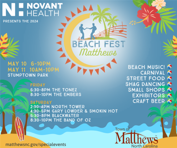 Beachfest Matthews Festival 2024 in Greater Charlotte