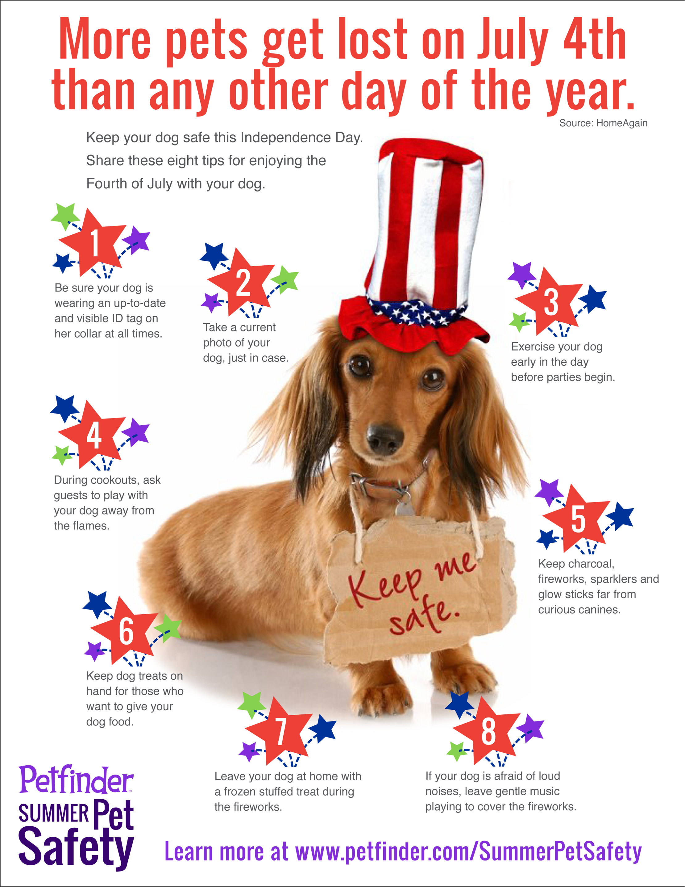 Tips to keep your dogs safe on July 4th