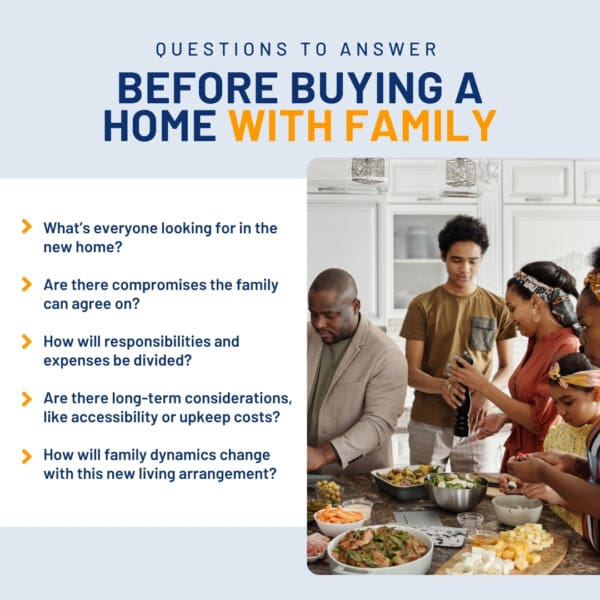 Questions to ask before buying a multigenerational home