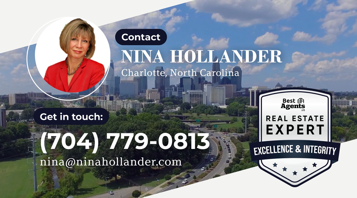 Contact Nina Hollander, Coldwell Banker Realty for all your Greater Charlotte area real estate needs