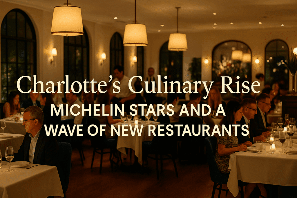 Charlotte, NC is becoming a culinary destination with the award of its first Michelin star
