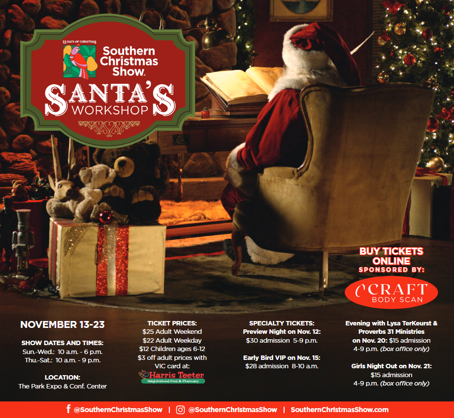 Southern Christmas Show 2025 in Charlotte Guide