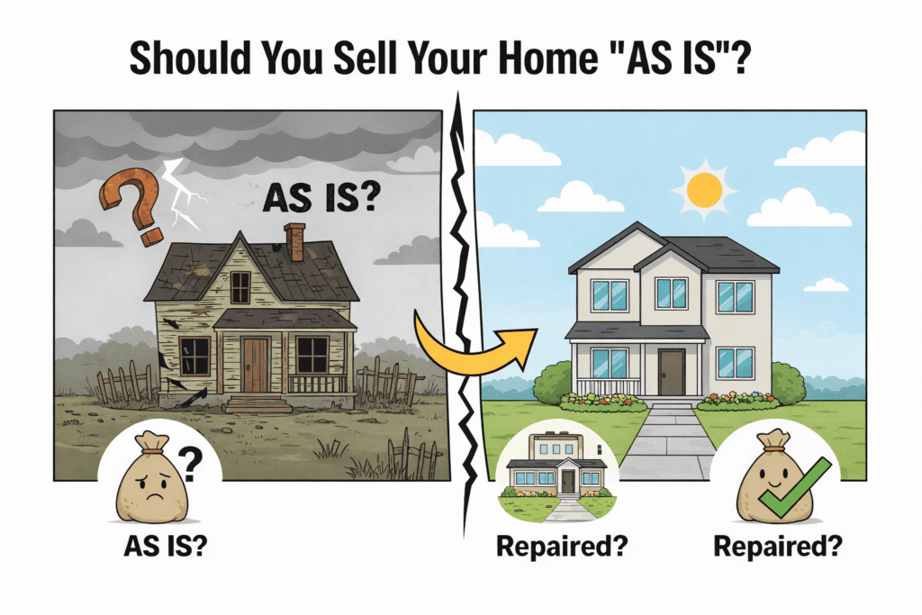 Selling your home as is... pros and cons