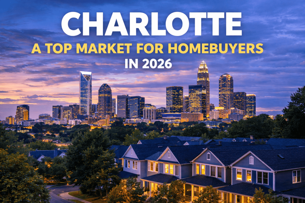 Charlotte, NC named a top three city for homebuyers in 2026 by Zillow