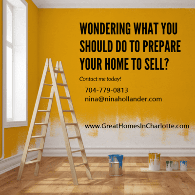 Wondering what to do to prepare your Greater Charlotte home for sale this spring