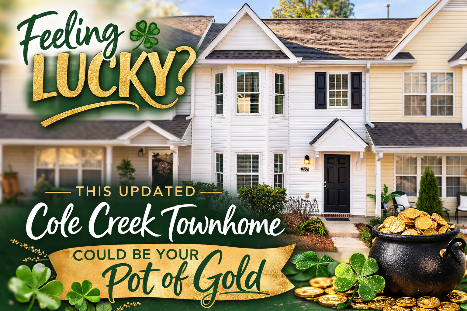 Cole Creek Townhome In Fort Mill Could Be Your Pot Of Gold