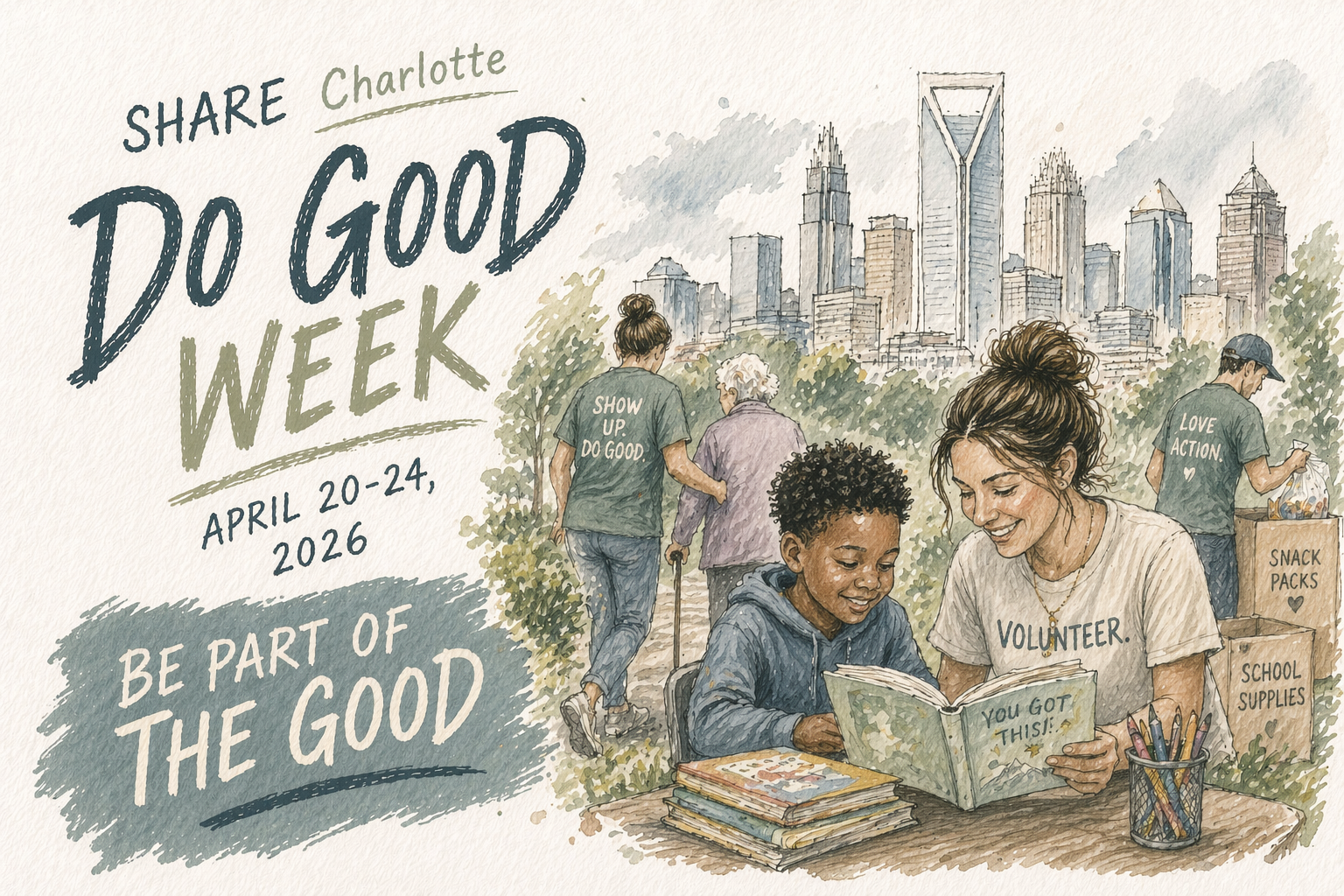 Share Charlotte Do Good Week 2026: Show Up! Make It Count!