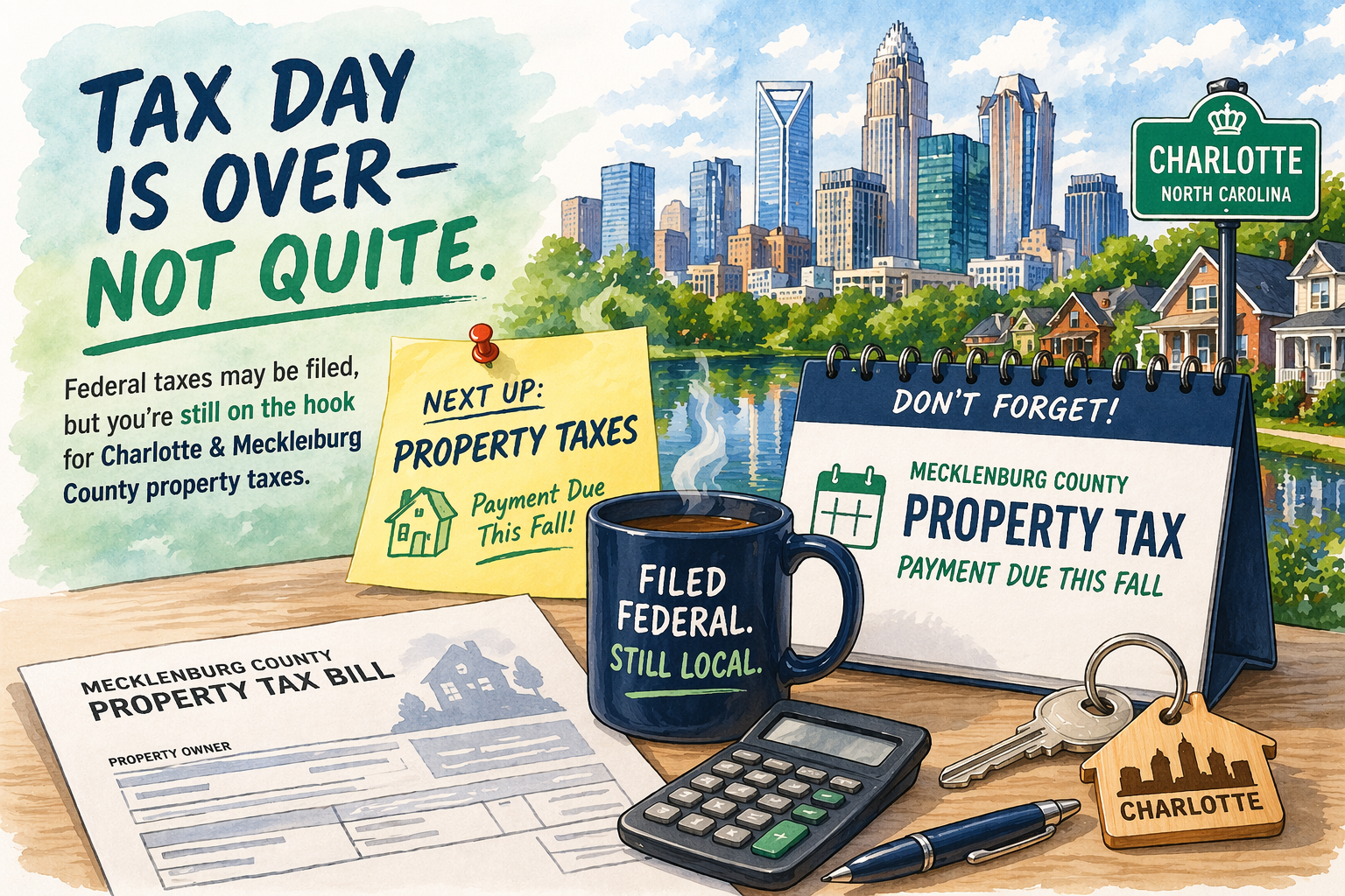 Tax Day Is Over? Not Quite Yet: Charlotte Property Taxes Ahead
