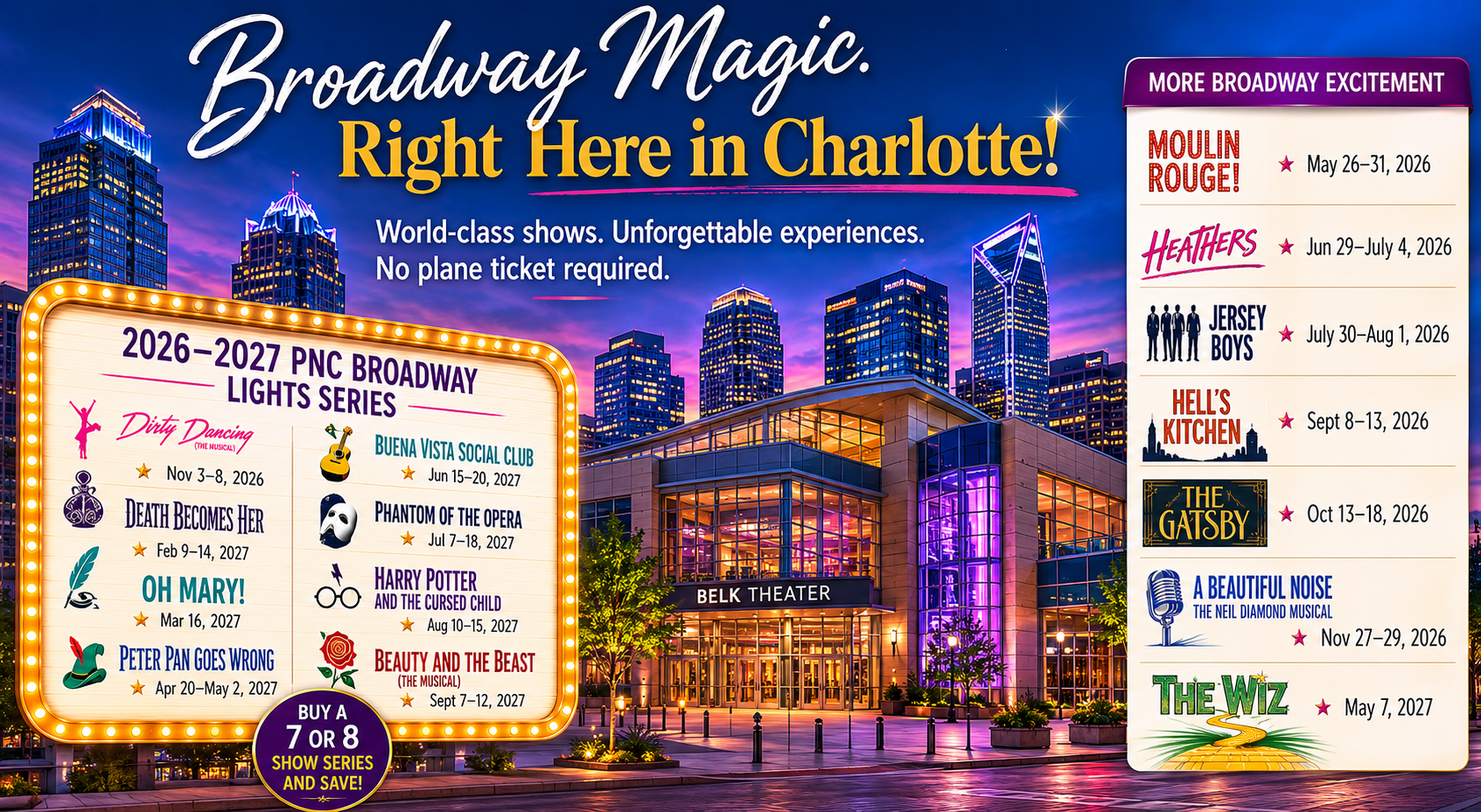 Think You Need New York For Broadway? Charlotte Says No