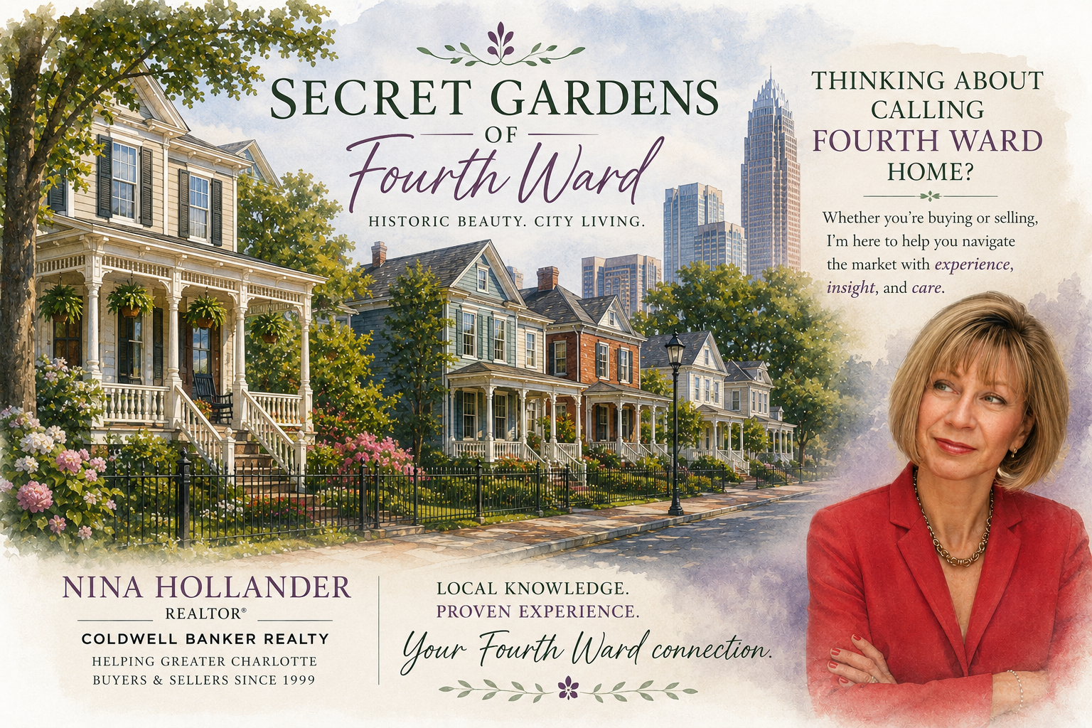 Nina Hollander, Charlotte Uptown and Fourth Ward Real Estate Agent