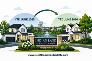 Indian Land, SC (29707 zip code) housing market YTD June 2026