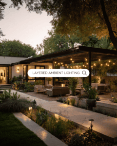Summer Style 2026 Outdoor Living: ambient lighting today's homeowners/buyers are looking for