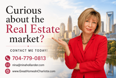 Curious About The Real Estate Market In Greater Charlotte? Nina Hollander can help.