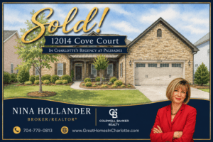 Sold by Nina Hollander, Coldwell Banker in Charlotte's Regency at Palisades
