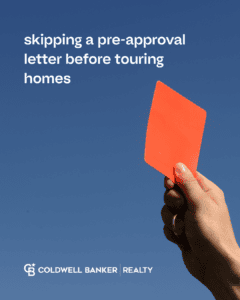 Avoid a real estate red card when buying a home: get preapproved first