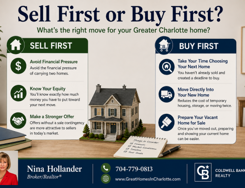 Buying And Selling A Greater Charlotte Home: Which Comes First?