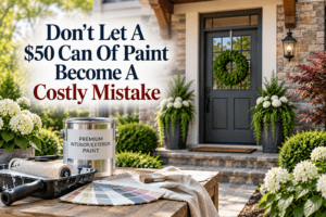 Don't let a $50 can of paint for your front door become a costly mistake