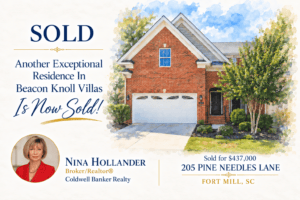 Sold in Fort Mill SC 205 Pine Needles Lane representing the buyer