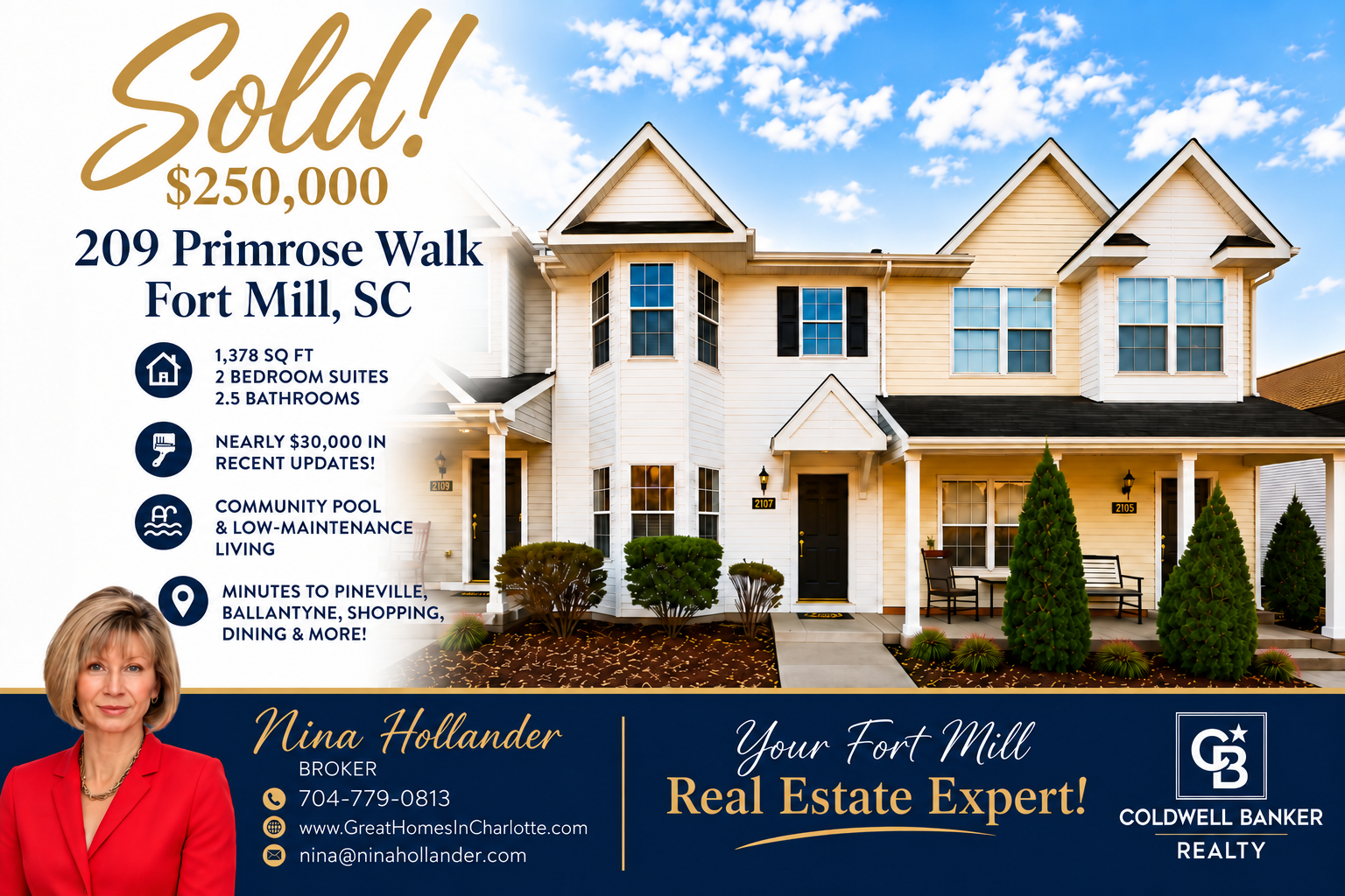 Sold Home In Fort Mill: When Buyers See Value, They Act