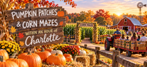 Pumpkin patches and corn mazes in the Charlotte area in 2026