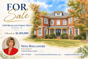 For Sale in Weddington Chase in Waxhaw, NC 2309 Highland Forest Drive